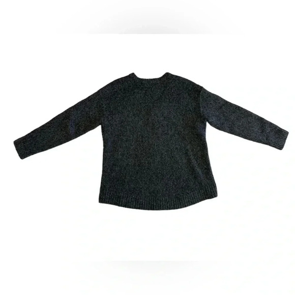 Michael Kors Knit Charcoal V Neck Sweater Size Medium - Picture 6 of 9